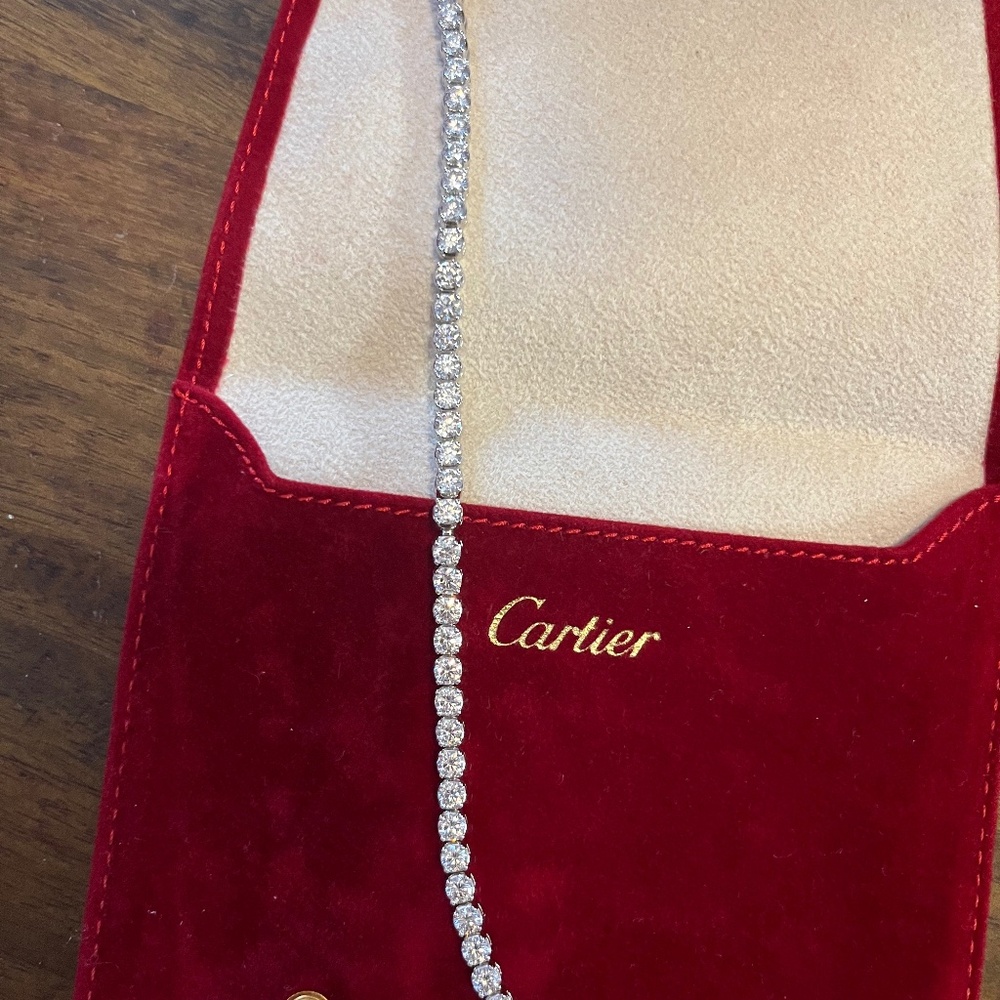 Lab Grown Stunning Real Diamond Tennis Bracelet